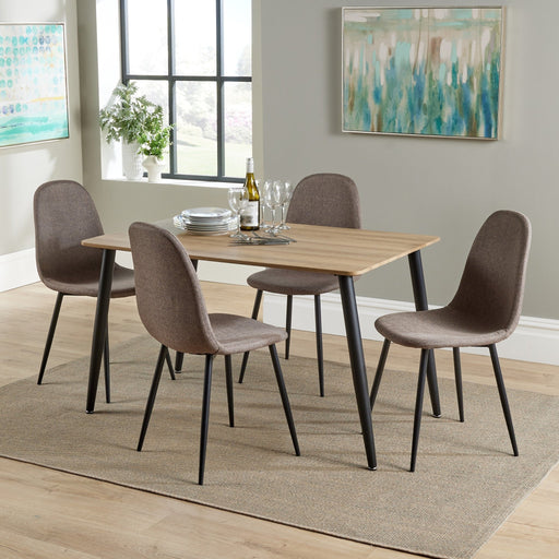 Aspen Dining Set - Aged Oak Rectangular Table - LuminexFurnitureDining SetASTBSET6