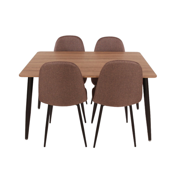 Aspen Dining Set - Aged Oak Rectangular Table - LuminexFurnitureDining SetASTBSET6