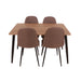 Aspen Dining Set - Aged Oak Rectangular Table - LuminexFurnitureDining SetASTBSET6