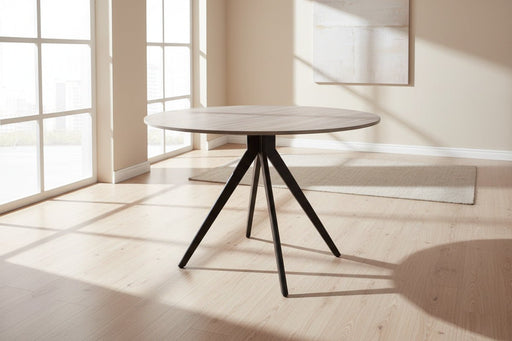 Aspen Dining Table Grey Oak Round Table - Luminex FurnitureDining TableASTB4-OK