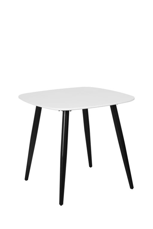 Aspen Dining Table White Square Table, Painted Top With Black - LuminexFurnitureDining TableASTB2 - WH