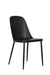 Aspen Duo Chair, Black Plastic Seat With Metal Legs (pair) - LuminexFurnitureChairsASCH22 - BK