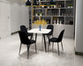 Aspen Duo Chair, Black Plastic Seat With Metal Legs (pair) - LuminexFurnitureChairsASCH22 - BK
