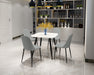 Aspen Duo Chair, Light Grey With Black Metal Legs (pair) - LuminexFurnitureChairsASCH22 - GR