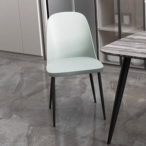 Aspen Duo Chair, Light Grey With Black Metal Legs (pair) - LuminexFurnitureChairsASCH22 - GR