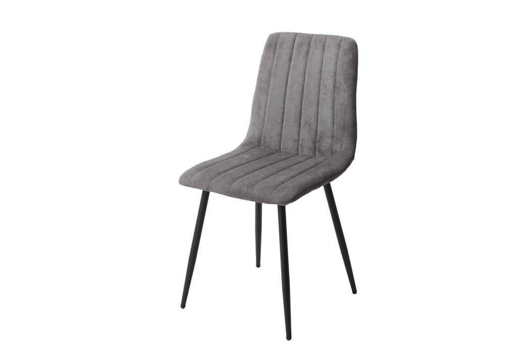 Aspen Straight Stitch Grey Dining Chairs (pair) - LuminexFurnitureChairsASCH16 - GF