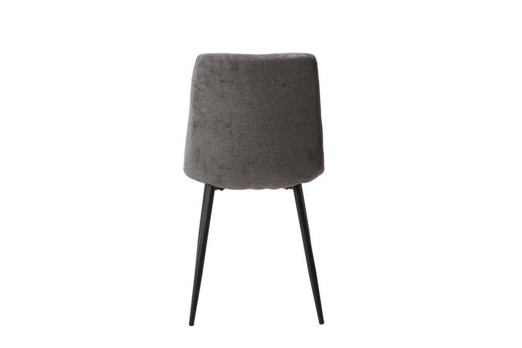 Aspen Straight Stitch Grey Dining Chairs (pair) - LuminexFurnitureChairsASCH16 - GF