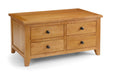 Athena 4 Drawer Coffee Table – Oak with Storage - Luminex FurnitureCoffee TableAST013