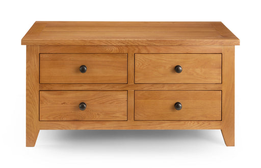 Athena 4 Drawer Coffee Table – Oak with Storage - Luminex FurnitureCoffee TableAST013
