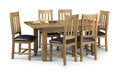 Athena Oak Extending Dining Table & 6 Athena Chairs - Luminex FurnitureDining SetAST801