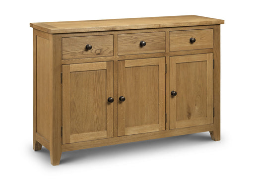 Athena Oak Sideboard – Classic 3 Drawer 2 Door Storage - Luminex FurnitureSideboardAST009