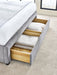 Aubrey 4 Drawer Upholstered Storage Bed - Luminex FurnitureFabric BedsMAY001