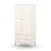 Augusta Curve Wardrobe Driftwood - LuminexFurnitureWardrobeAGC382