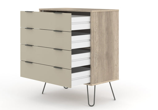Augusta Driftwood 4 Drawer Chest of Drawers - LuminexFurnitureChest of DrawersAGD514