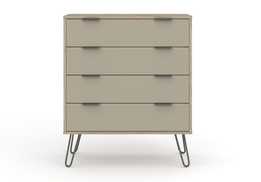 Augusta Driftwood 4 Drawer Chest of Drawers - LuminexFurnitureChest of DrawersAGD514