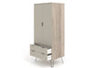 Augusta Driftwood Wardrobe Grey - LuminexFurnitureWardrobeAGD582