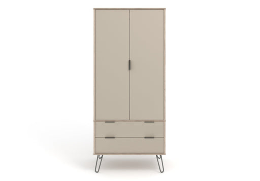 Augusta Driftwood Wardrobe Grey - LuminexFurnitureWardrobeAGD582