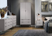 Augusta Grey 3+3 Drawer Wide Chest of Drawers – Grey - LuminexFurnitureChest of DrawersAGG533