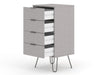 Augusta Grey 4 Drawer Narrow Chest of Drawers – Grey - LuminexFurnitureChest of DrawersAGG517