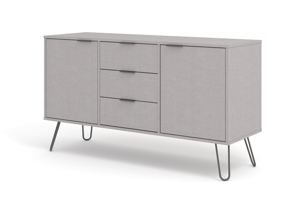 Augusta Grey Sideboard Medium With 2 Door, 3 Drawers - LuminexFurnitureSideboardAGG916