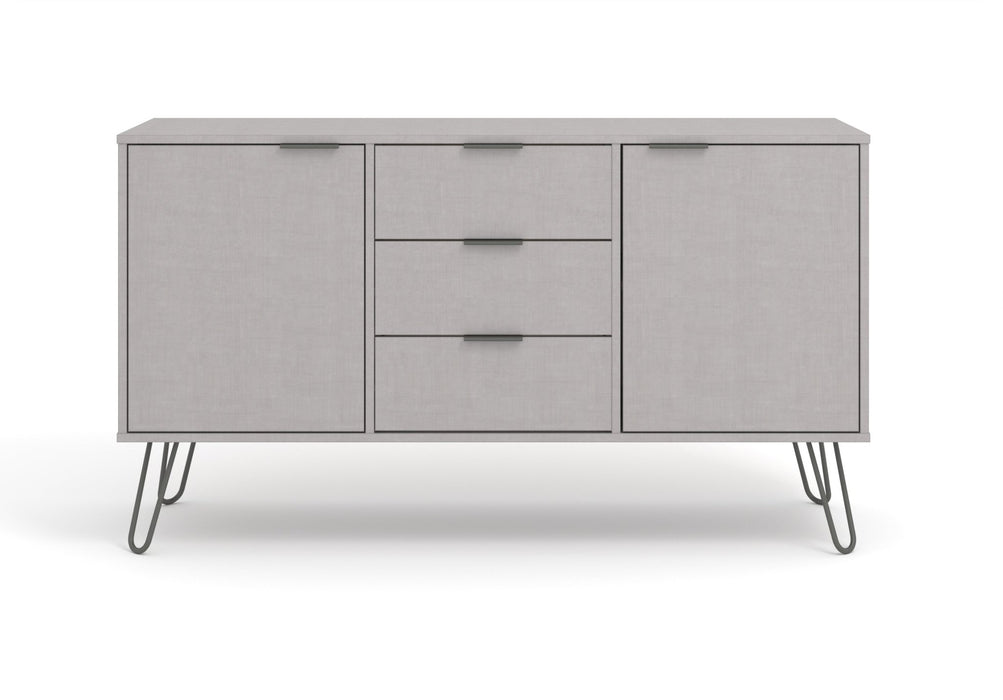 Augusta Grey Sideboard Medium With 2 Door, 3 Drawers - LuminexFurnitureSideboardAGG916