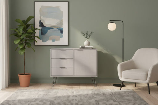 Augusta Grey Sideboard Small With 1 Doors, 3 Drawers - Luminex FurnitureSideboardAGG915