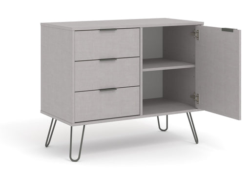 Augusta Grey Sideboard Small With 1 Doors, 3 Drawers - LuminexFurnitureSideboardAGG915