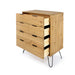 Augusta Pine 4 Drawer Chest of Drawers – Antique Waxed Pine - LuminexFurnitureChest of drawersAG514