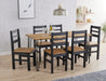 Augusta Pine Dining Table 1500 x 750 - Antique Waxed Rectangular - LuminexFurnitureDining TableAGTB3