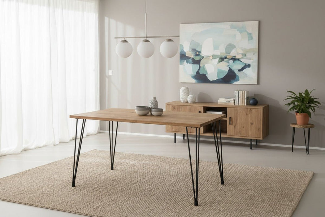 Augusta Pine Rectangular Dining Table 1180 x 750 Antique Waxed - Luminex FurnitureDining TableAGTB2