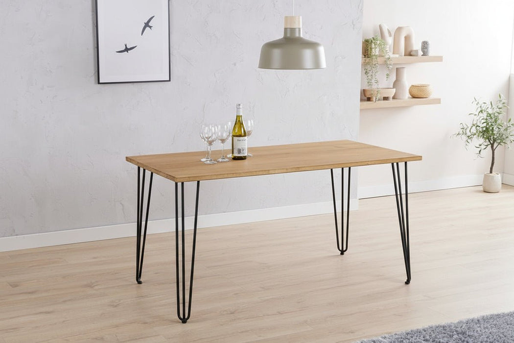 Augusta Pine Rectangular Dining Table 1500 x 750 - Antique Waxed - Luminex FurnitureDining TableAGTB3