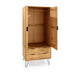 Augusta Pine Wardrobe White - LuminexFurnitureWardrobeAG582