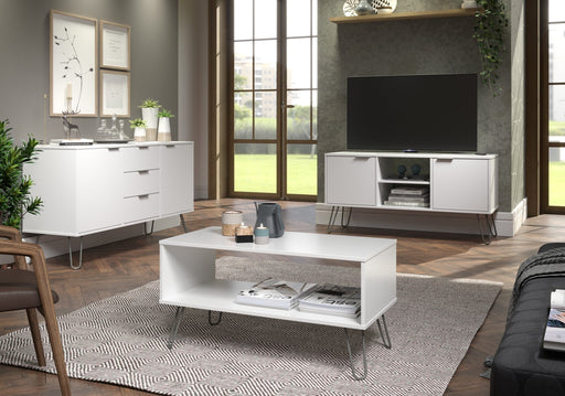 Augusta White Coffee Table - LuminexFurnitureCoffee TableAGW902
