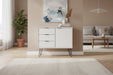 Augusta White Sideboard Small With 1 Door, 3 Drawers - Luminex FurnitureSideboardAGW915