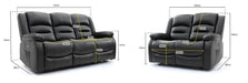 Aurelius Black Electric Recliner Sofa 3+2 Set - Luminex FurnitureSofasalva_3+2_set_black