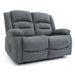 Aurelius Graphite Grey 2 Seater Electric Recliner Sofa - Luminex FurnitureSofasalva_2str_grey_fabric