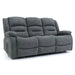 Aurelius Graphite Grey 3 Seater Recliner Sofa - Luminex FurnitureSofasalva_3str_grey_fabric