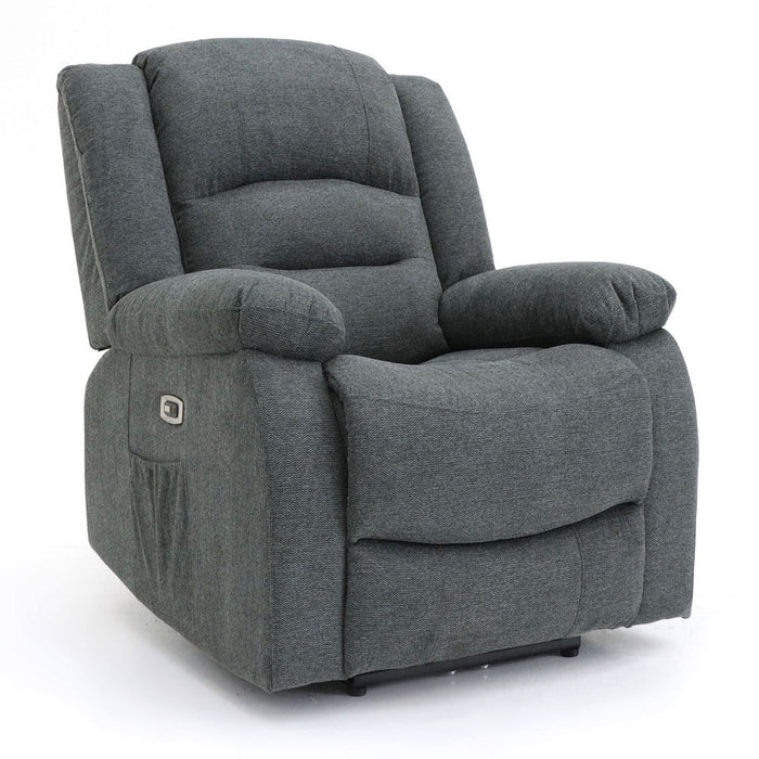 Aurelius Graphite Grey Electric Recliner Armchair - Luminex FurnitureOccasional Chairsalva_chair_grey_fabric