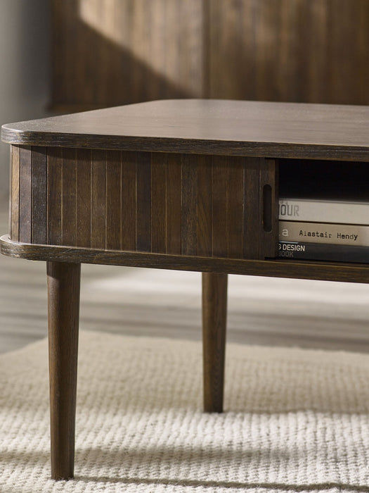 Aurora Dark Oak Coffee Table with Hidden Storage - Luminex FurnitureCoffee TableARY003