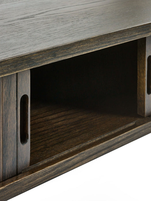 Aurora Dark Oak Coffee Table with Hidden Storage - Luminex FurnitureCoffee TableARY003