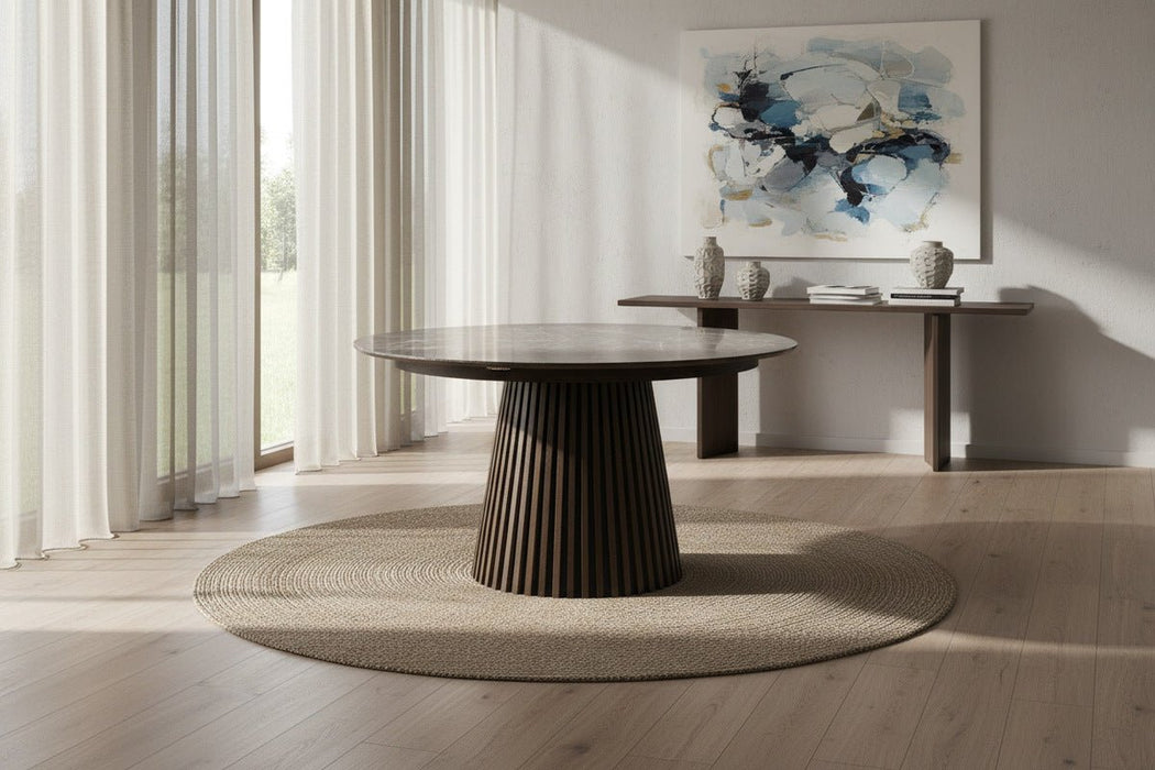 Aurora Extending Dining Table - Dark Oak - Luminex FurnitureDining TableARY001