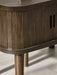 Aurora Side Table in Dark Oak - Luminex FurnitureLamp TableARY002