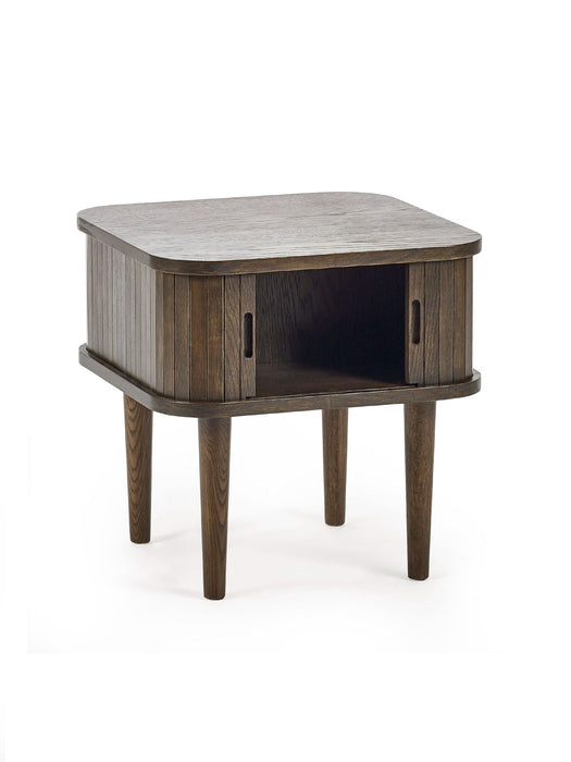 Aurora Side Table in Dark Oak - Luminex FurnitureLamp TableARY002