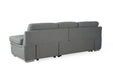 Avalon Grey Universal Corner Sofa Bed with Storage - Luminex FurnitureSofasastra_grey_universal