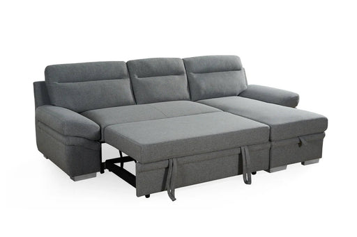 Avalon Grey Universal Corner Sofa Bed with Storage - Luminex FurnitureSofasastra_grey_universal