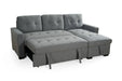Aveline Grey Universal Corner Sofa Bed – Chenille Fabric - Luminex FurnitureSofasalder_grey_universal