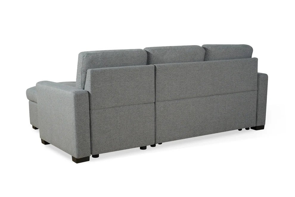 Aveline Grey Universal Corner Sofa Bed – Chenille Fabric - Luminex FurnitureSofasalder_grey_universal