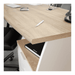 Avento White & Oak Effect Large Office Desk - Luminex FurnitureDesk3256