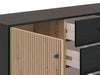 Averra Artisan Oak & Black Sideboard - Luminex FurnitureSideboard3423