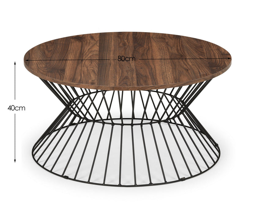 Ayla Coffee Table – Walnut or Euro Oak Top - Luminex FurnitureCoffee TableJER003